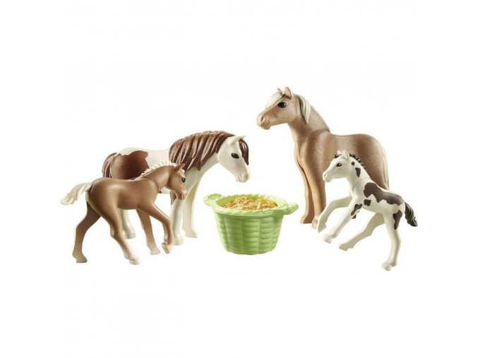 PLAYMOBIL 71000 Dva Islandští pony s hříbaty