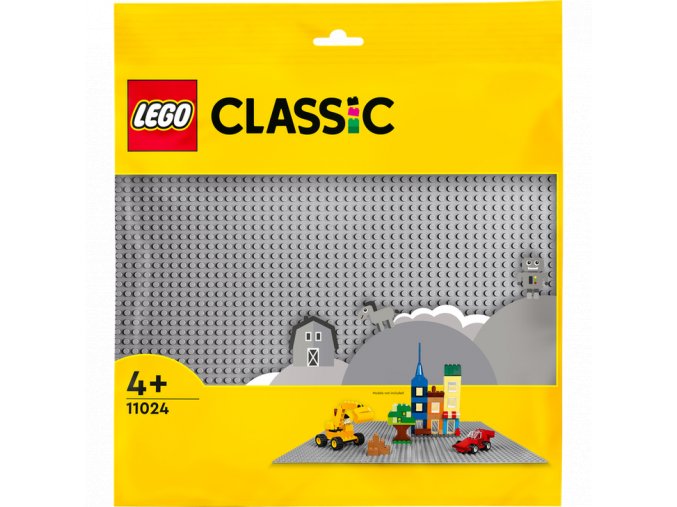 LEGO® Classic 11024 Šedá podložka na stavění