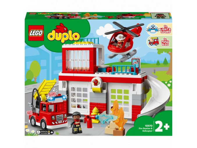 LEGO® DUPLO® 10970 Hasičská stanice a vrtulník