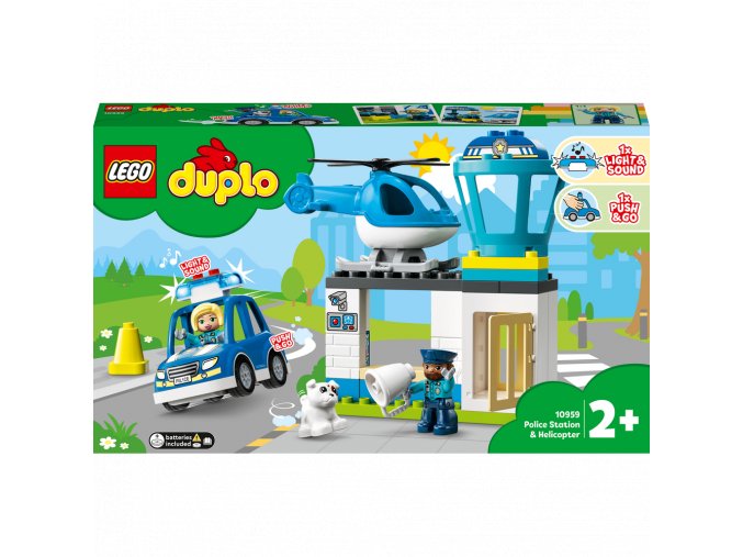 LEGO® DUPLO® 10959 Policejní stanice a vrtulník