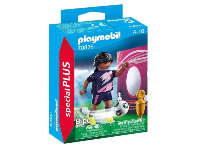 PLAYMOBIL® 70875 Fotbalistka s brankou