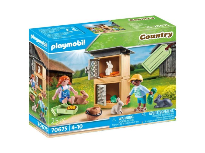 PLAYMOBIL® 70675 Dárkový set Krmení králíčků