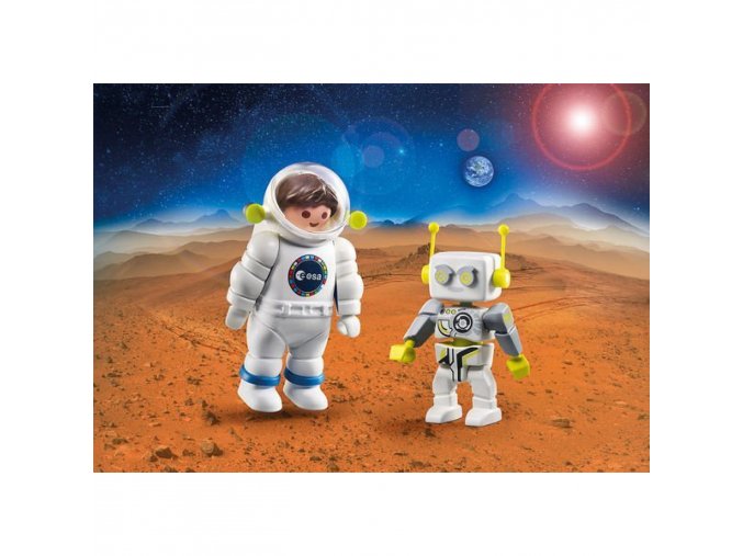 PLAYMOBIL 70991 DuoPack ESA Astronaut a ROBert