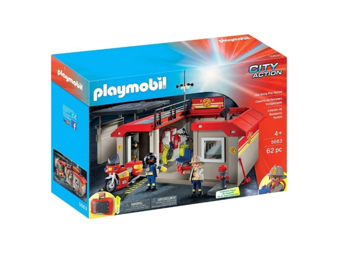 PLAYMOBIL® 5663 Přenosná požární stanice