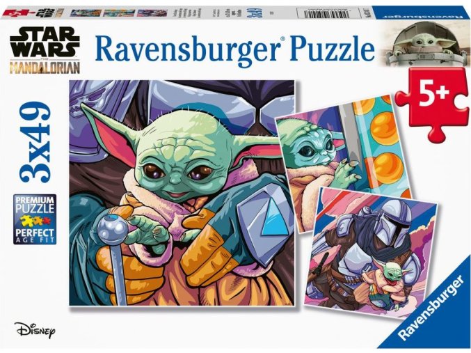 Puzzle Star Wars Mandalorian 3x49 dílků