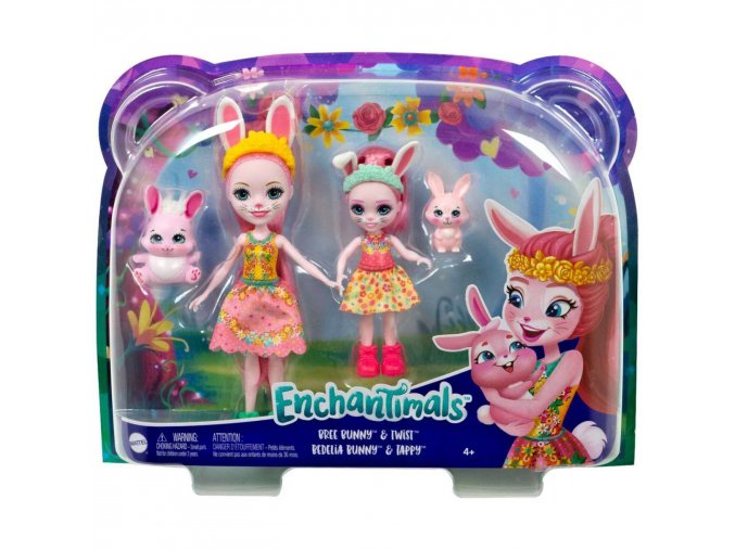 EnchanTimals Panenka se sestřičkou Bree Bunny™ a Twist™