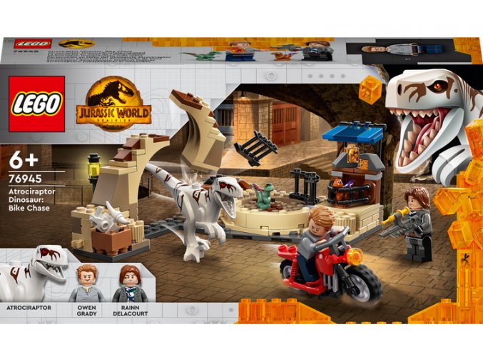 LEGO® Jurassic World™ 76945 Atrociraptor: honička na motorce