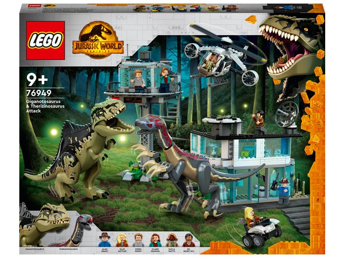 LEGO® Jurassic World™ 76949 Útok giganotosaura a therizinosaura