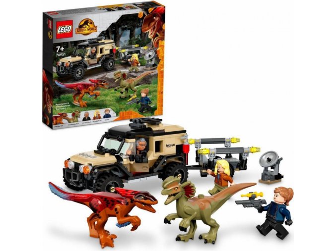 LEGO® Jurassic World™ 76951 Přeprava pyroraptora a dilophosaura