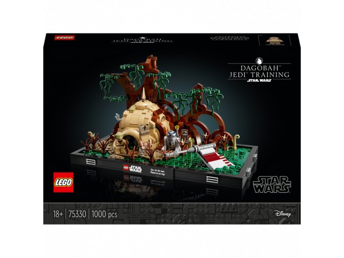 LEGO® Star Wars™ 75330 Jediský trénink na planetě Dagobah™ – diorama