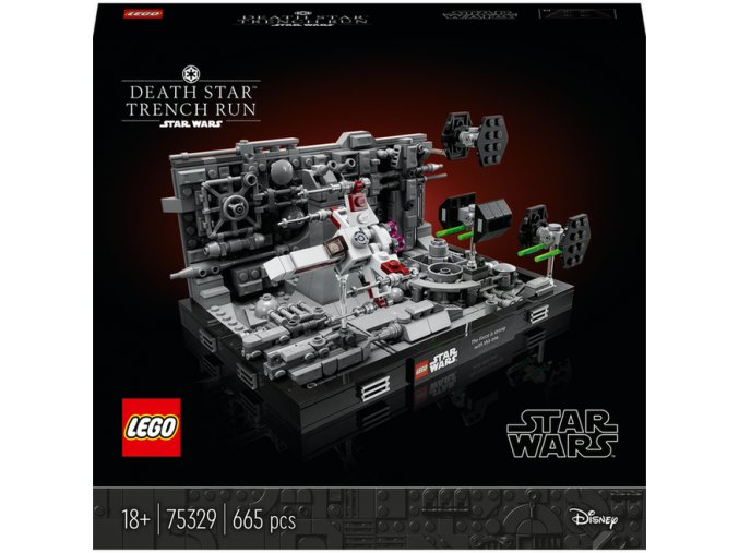 LEGO® Star Wars™ 75329 Útok na Hvězdu smrti – diorama