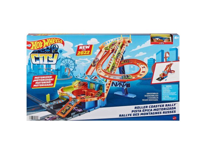 Hot Wheels CITY motorizovaná horská dráha