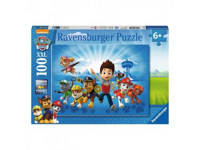 Ravensburger 10899 Puzzle Tlapková patrola 100 dílků XXL