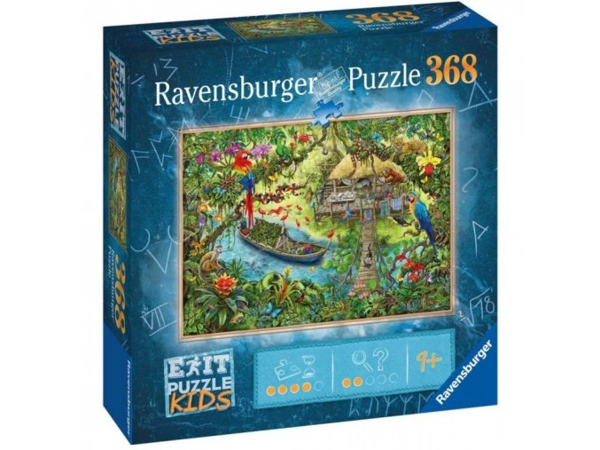 Ravensburger 12924 Exit Puzzle: Džungle 368 dílků