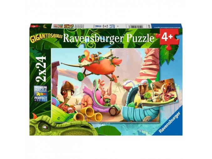 Ravensburger 05126 Puzzle Gigantosaurus 2x24 dílků