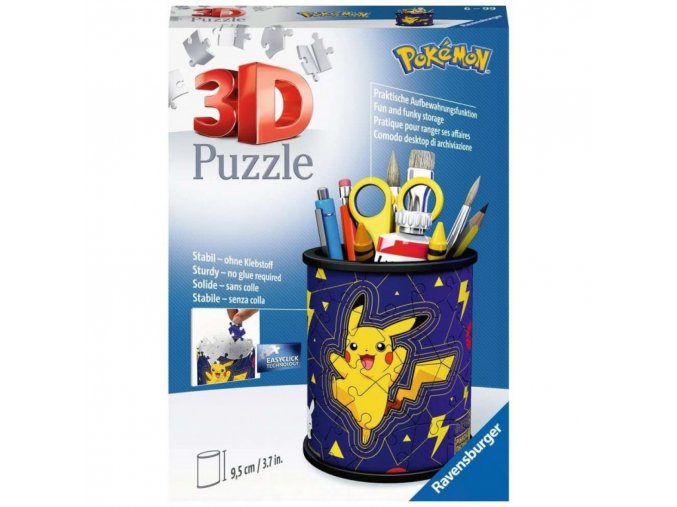 Ravensburger 11257 Puzzle 3D Stojan na tužky Pokémon 54 dílků