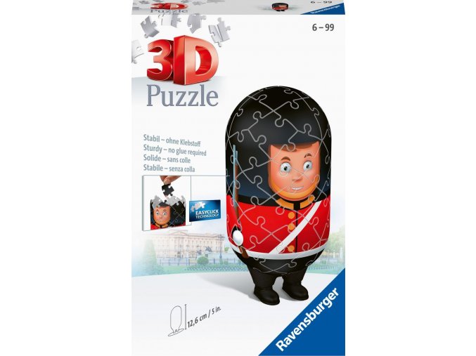 Ravensburger 11252 Puzzle 3D Postavička Guardsman 54 dílků