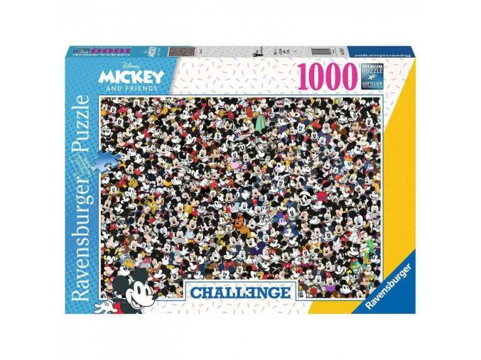 Ravensburger 16744 Puzzle Mickey a přátelé Challenge 1000 dílků