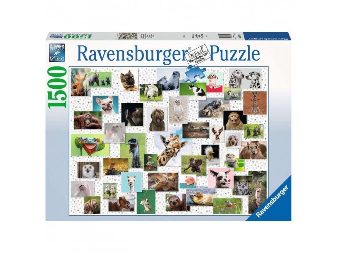 Ravensburger 16711 Puzzle Koláž vtipných zvířat 1500 dílků