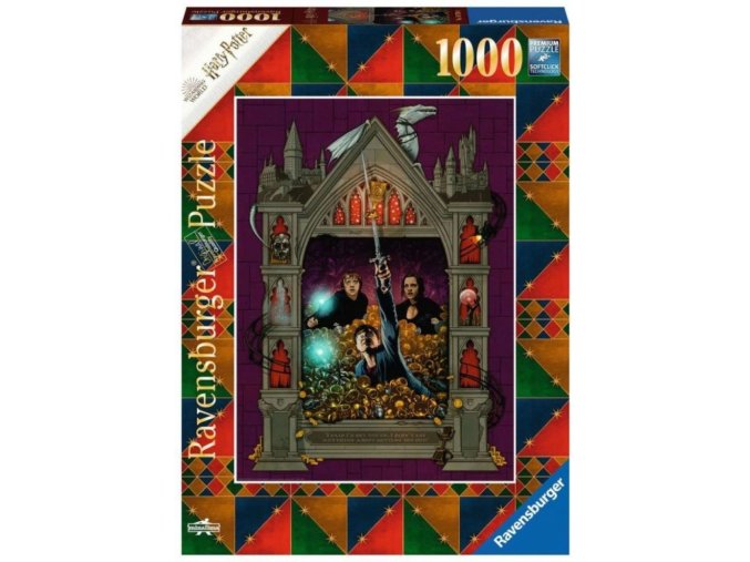Ravensburger 16749 Puzzle Harry Potter Trezor v Gringottovic bance 1000 dílků