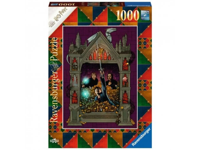 Ravensburger 16749 Puzzle Harry Potter Trezor v Gringottovic bance 1000 dílků