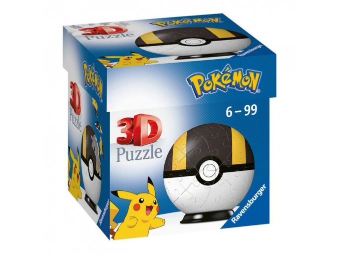 Ravensburger 11266 Puzzleball Pokémon Ultra Ball 54 dílků