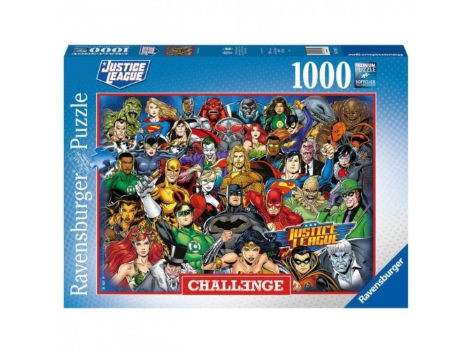 Ravensburger 16884 Puzzle Marvel: Liga spravedlnosti Challenge 1000 dílků