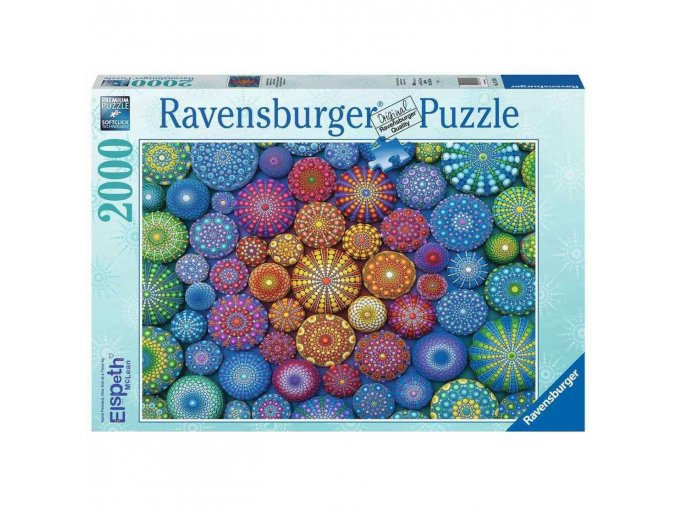 Ravensburger 17134 Puzzle Duhové mandaly 2000 dílků