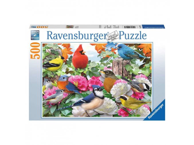 Ravensburger 14223 Puzzle Ptáci na zahradě 500 dílků