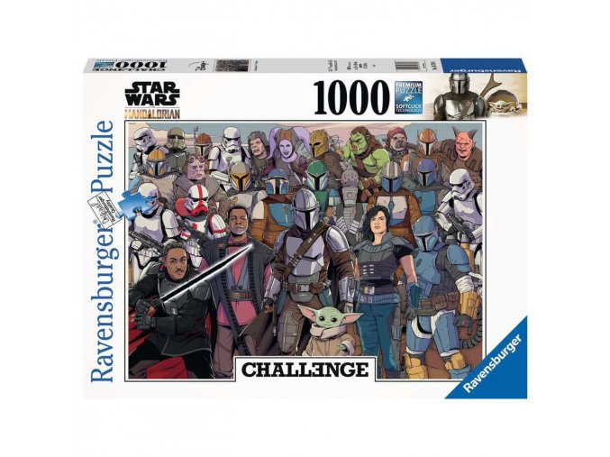 Ravensburger 16770 Puzzle Star Wars: Mandalorian výzva 1000 dílků