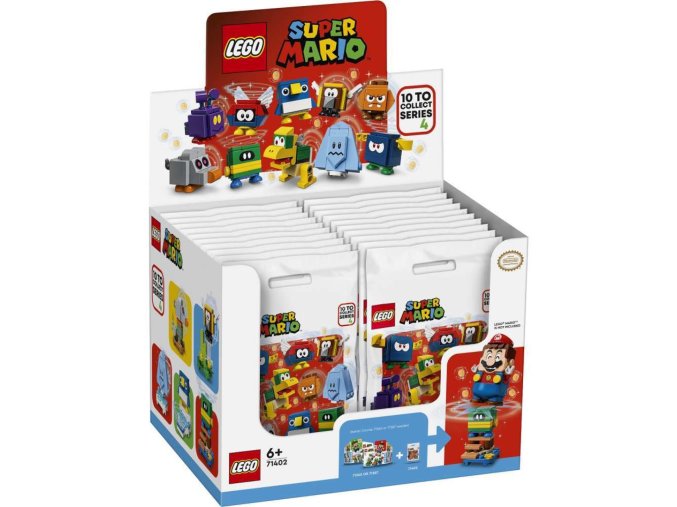 LEGO® Super Mario™ 71402 Originální box 18 ks akčních kostek 4. série