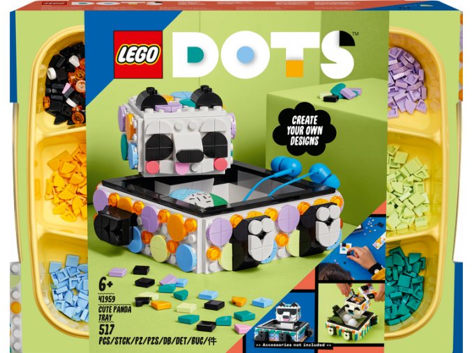 LEGO® DOTS 41959 Roztomilá pandí přihrádka