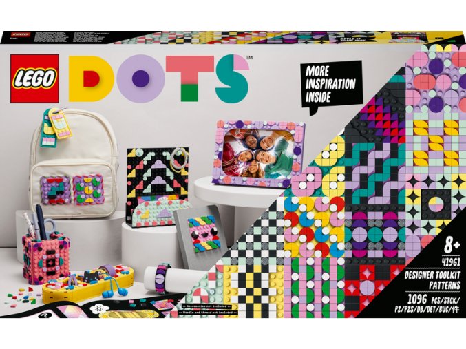 LEGO® DOTS 41961 Designérská sada – Vzory