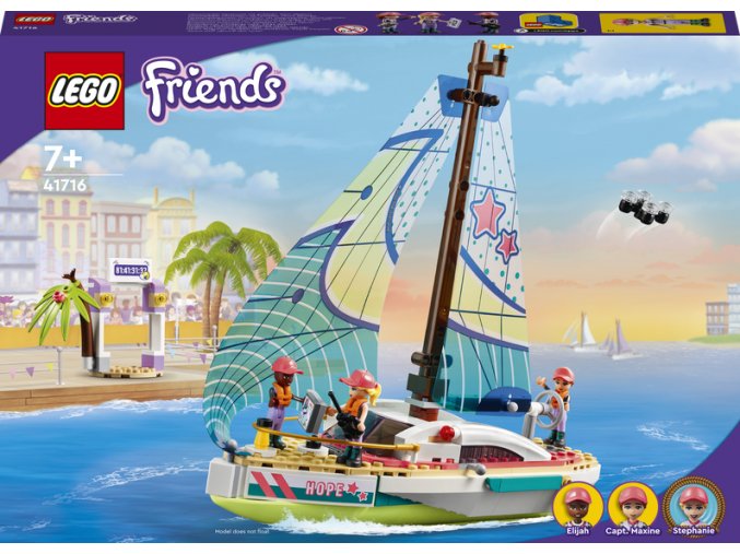 LEGO® Friends 41716 Stephanie a dobrodružství na plachetnici