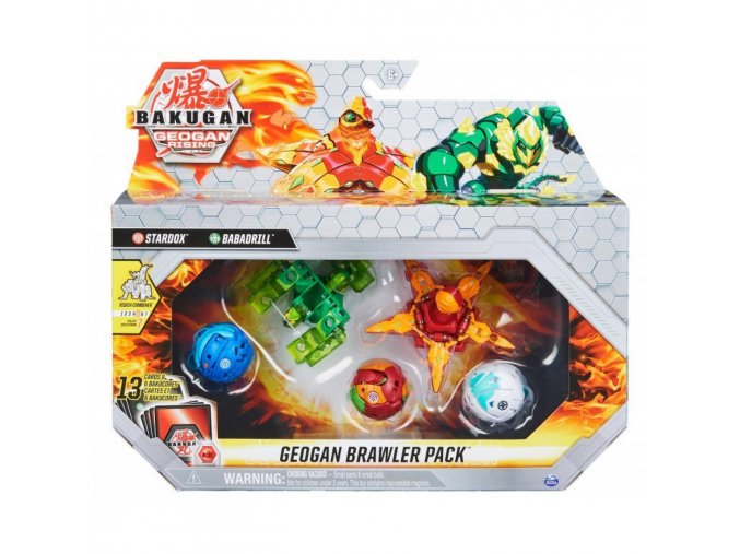 Bakugan Geogan Brawler set Stardox a Babadrill