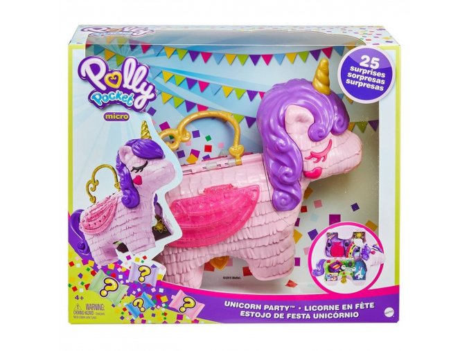 Polly Pocket Mikro Pocketová kabelka Jednorožec