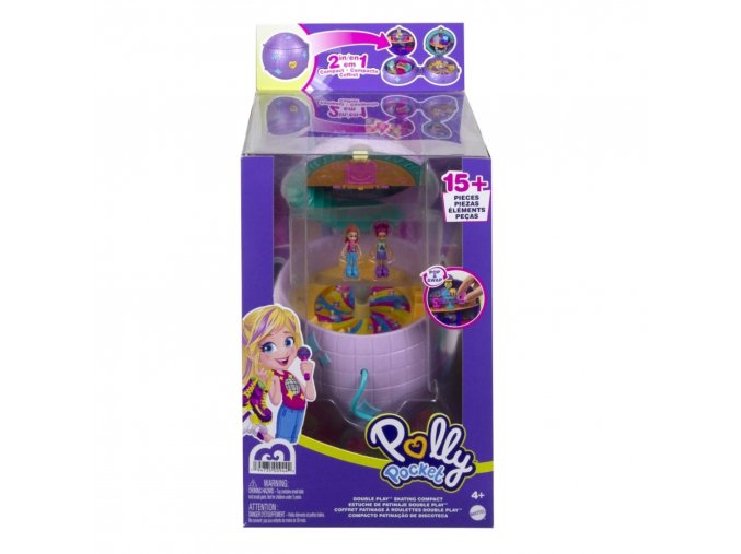 Polly Pocket Mikro Double Play Diskotéka na bruslích