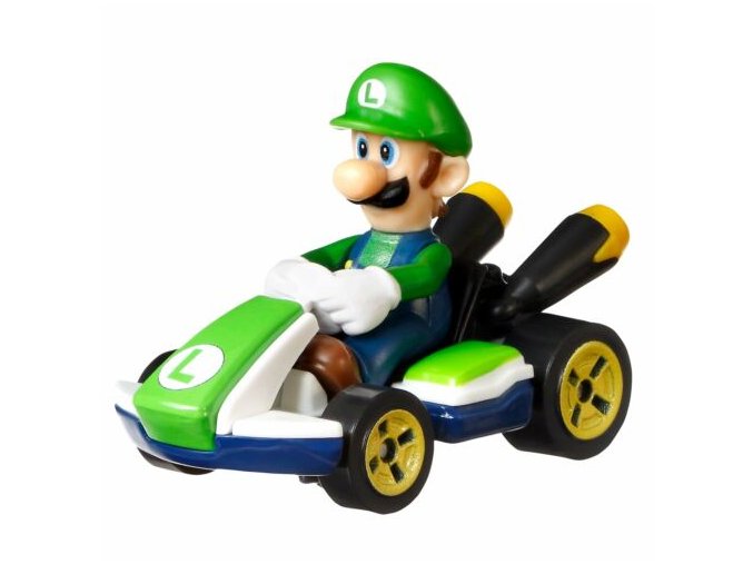 Hot Wheels auticko Mariokart LUIGI 2