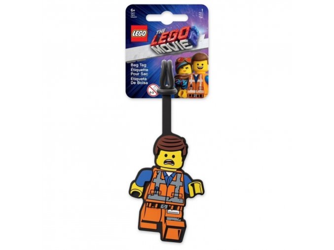 LEGO® Movie 2 Jmenovka na zavazadlo - Emmet