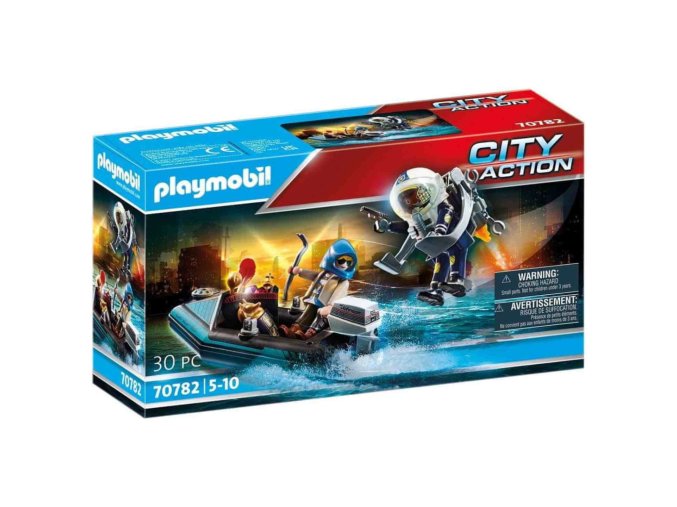 PLAYMOBIL® 70782 Policejní Jetpack Zatčení zloděje umění