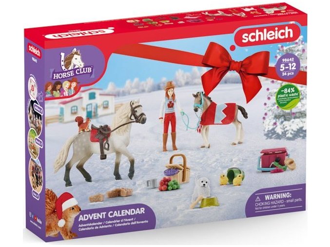 Schleich® 98642 Adventní kalendář koně 2022 - oděrky na obalu