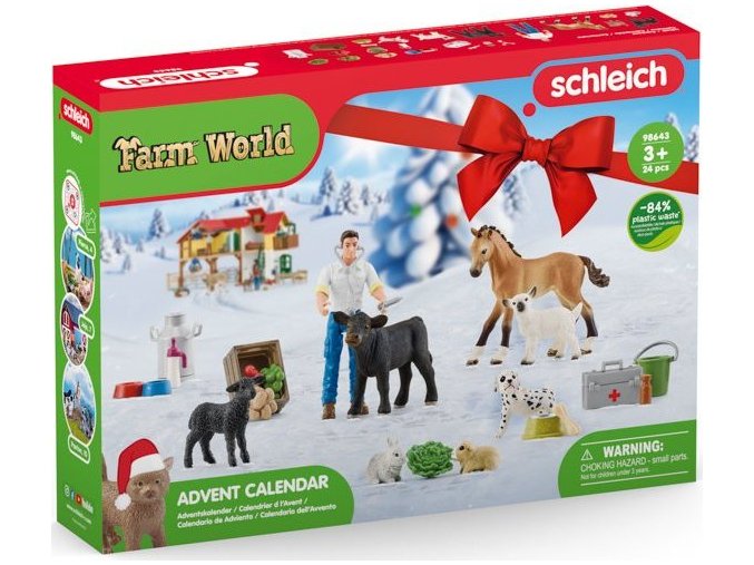 Schleich® 98643 Adventní kalendář Domácí zvířata 2022