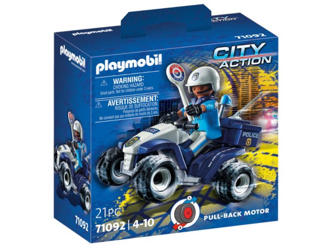 PLAYMOBIL® 71092 Policejní rychlostní čtyřkolka