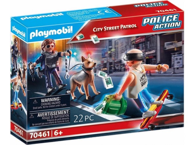 PLAYMOBIL® 70461 Lupič na skateboardu