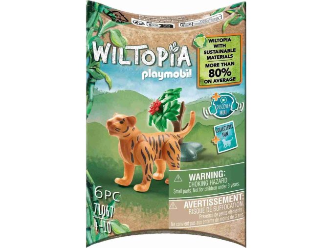 PLAYMOBIL® 71067 Wiltopia Mládě tygra