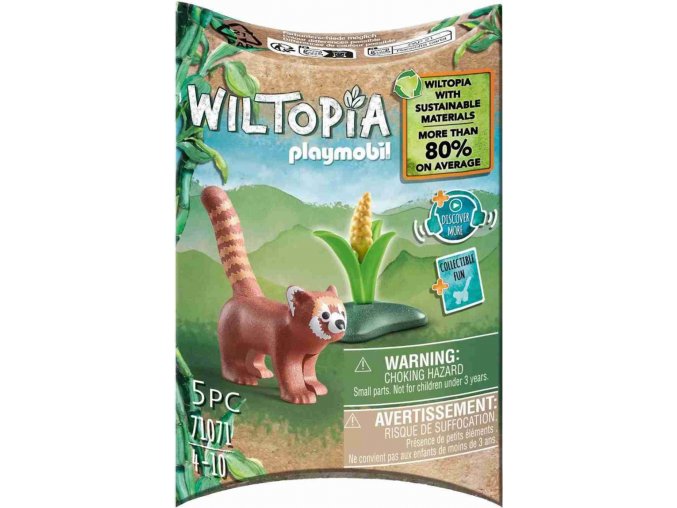 PLAYMOBIL® 71071 Wiltopia Panda červená