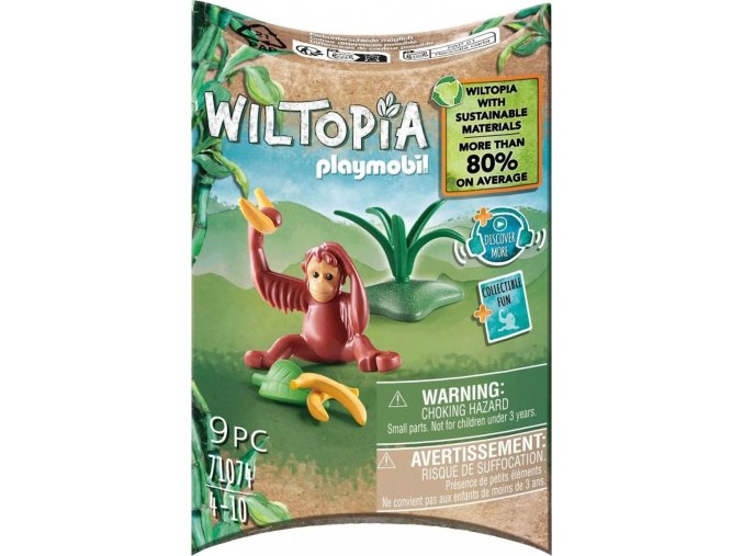 PLAYMOBIL® 71074 Wiltopia Mládě orangutana