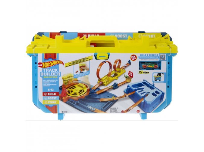 Hot Wheels Track builder Box Super rychlý start