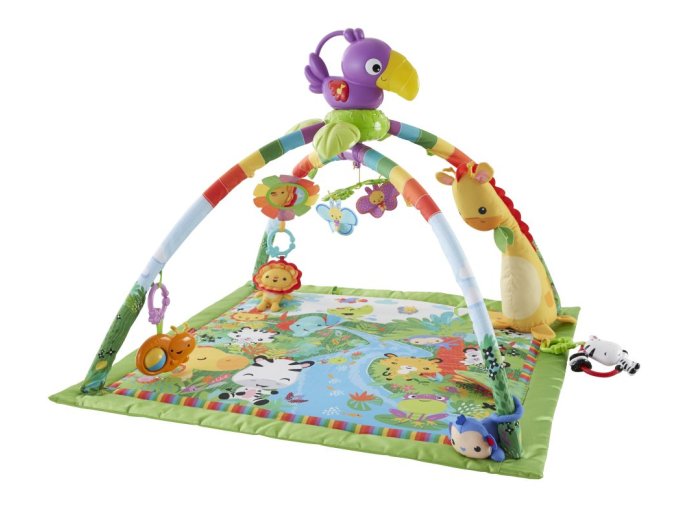 Fisher Price Luxusní hrací dečka Rainforest s hrazdičkou