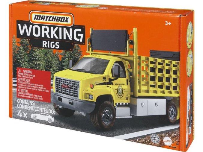 Matchbox 4KS pracovní vozidla - STAVENIŠTĚ